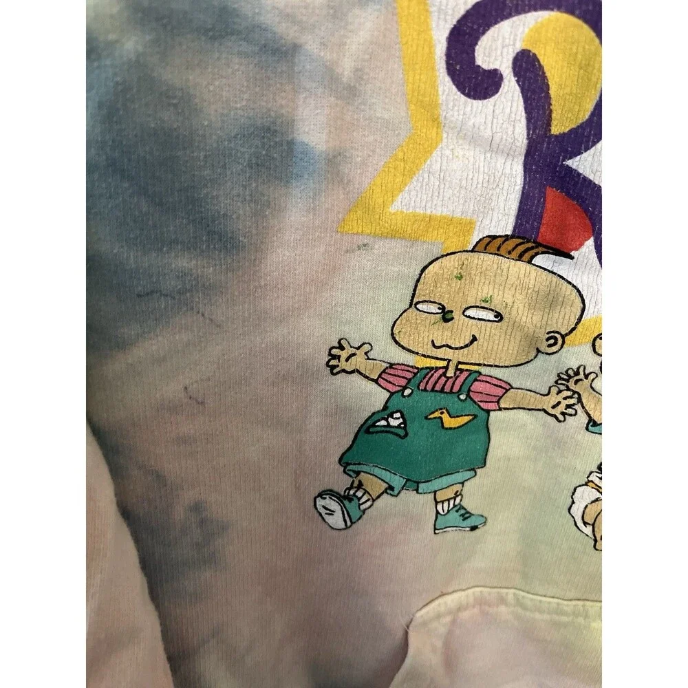 Nickelodeon Rugrats Tie Die Hoodie Sweatshirt In Adult Size Small
